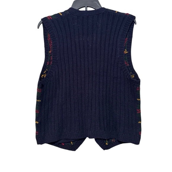 NWT Marisa Christina Pocketwatch Appliqué Sweater Vest - Picture 2 of 5
